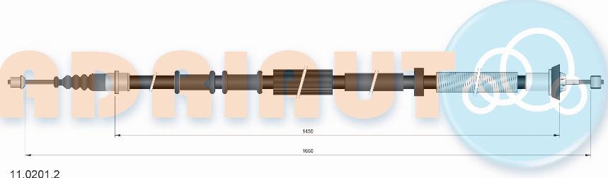 Adriauto 11.0201.2 - Жило, ръчна спирачка vvparts.bg