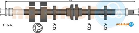 Adriauto 11.1289 - Спирачен маркуч vvparts.bg