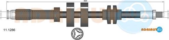 Adriauto 11.1286 - Спирачен маркуч vvparts.bg