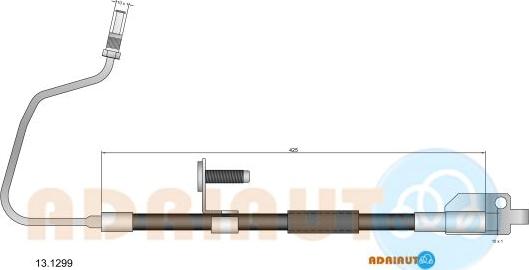 Adriauto 13.1299 - Спирачен маркуч vvparts.bg