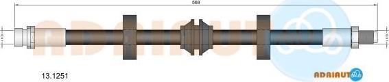 Adriauto 13.1251 - Спирачен маркуч vvparts.bg