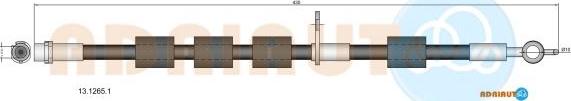 Adriauto 13.1265.1 - Спирачен маркуч vvparts.bg