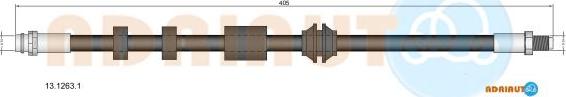 Adriauto 13.1263.1 - Спирачен маркуч vvparts.bg