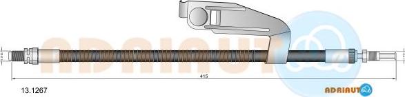 Adriauto 13.1267 - Спирачен маркуч vvparts.bg