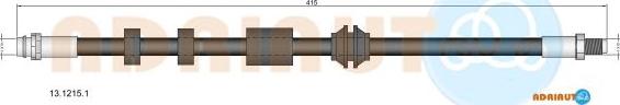 Adriauto 13.1215.1 - Спирачен маркуч vvparts.bg