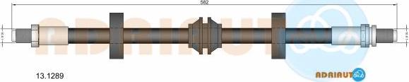 Adriauto 13.1289 - Спирачен маркуч vvparts.bg