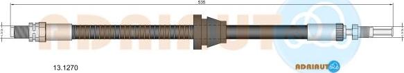 Adriauto 13.1270 - Спирачен маркуч vvparts.bg