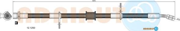 Adriauto 12.1250 - Спирачен маркуч vvparts.bg