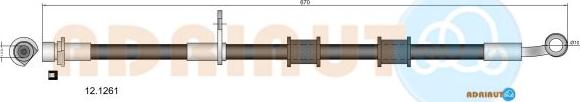 Adriauto 12.1261 - Спирачен маркуч vvparts.bg