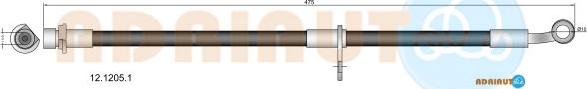 Adriauto 12.1205.1 - Спирачен маркуч vvparts.bg