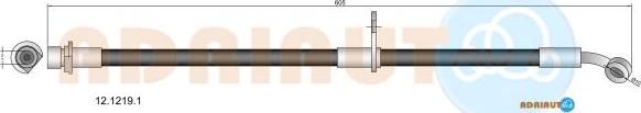 Adriauto 12.1219.1 - Спирачен маркуч vvparts.bg