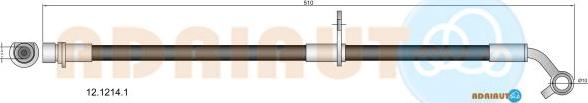 Adriauto 12.1214.1 - Спирачен маркуч vvparts.bg