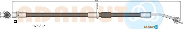 Adriauto 12.1210.1 - Спирачен маркуч vvparts.bg