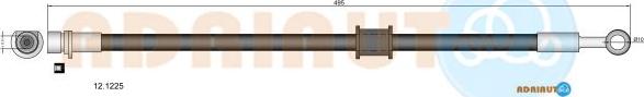 Adriauto 12.1225 - Спирачен маркуч vvparts.bg