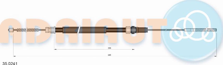 Adriauto 35.0241 - Жило, ръчна спирачка vvparts.bg