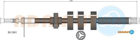 Adriauto 35.1241 - Спирачен маркуч vvparts.bg
