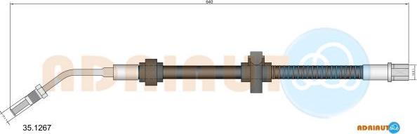 Adriauto 35.1267 - Спирачен маркуч vvparts.bg