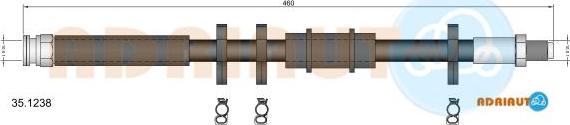 Adriauto 35.1238 - Спирачен маркуч vvparts.bg