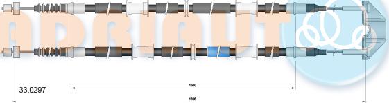 Adriauto 33.0297 - Жило, ръчна спирачка vvparts.bg