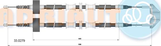 Adriauto 33.0279 - Жило, ръчна спирачка vvparts.bg