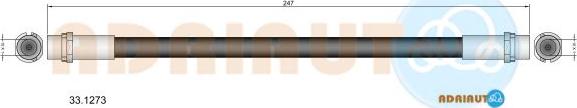 Adriauto 33.1273 - Спирачен маркуч vvparts.bg