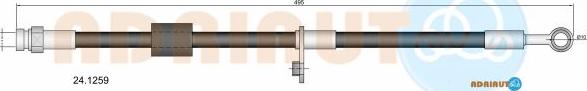 Adriauto 24.1259 - Спирачен маркуч vvparts.bg