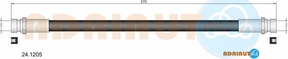 Adriauto 24.1205 - Спирачен маркуч vvparts.bg