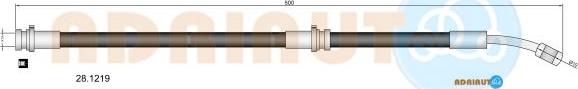 Adriauto 28.1219 - Спирачен маркуч vvparts.bg