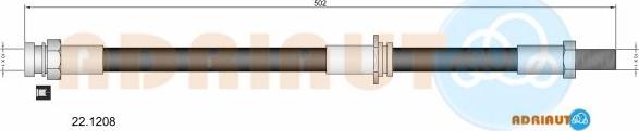Adriauto 22.1208 - Спирачен маркуч vvparts.bg