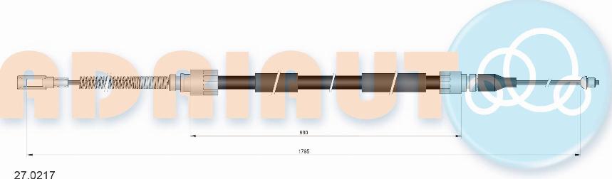 Adriauto 27.0217 - Жило, ръчна спирачка vvparts.bg