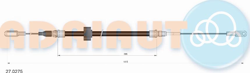 Adriauto 27.0275 - Жило, ръчна спирачка vvparts.bg