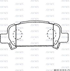 Honda NHC-1346 - Комплект спирачно феродо, дискови спирачки vvparts.bg