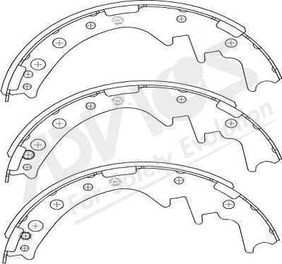 ADVICS-SEA A8N008Y - Комплект спирачна челюст vvparts.bg