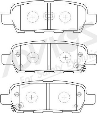 WXQP 42862 - Комплект спирачно феродо, дискови спирачки vvparts.bg