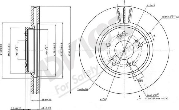 ADVICS-SEA C6F272 - Спирачен диск vvparts.bg