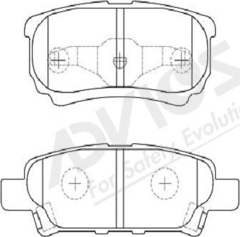 BOSCH 986424814 - Комплект спирачно феродо, дискови спирачки vvparts.bg