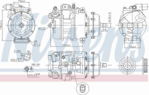 AES PSH 890637 - Компресор, климатизация vvparts.bg