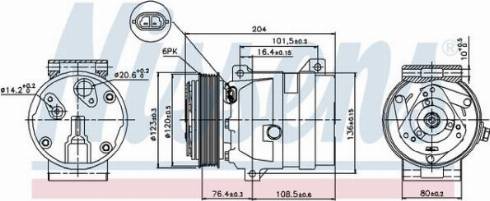 AES PSH 89063 - Компресор, климатизация vvparts.bg