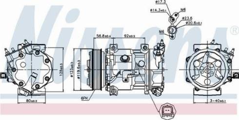 AES PSH 89067 - Компресор, климатизация vvparts.bg