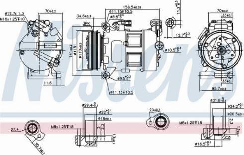 AES PSH 890062 - Компресор, климатизация vvparts.bg