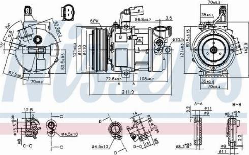 AES PSH 890087 - Компресор, климатизация vvparts.bg