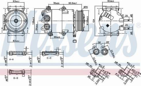 AES PSH 890392 - Компресор, климатизация vvparts.bg