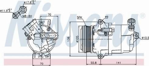 AES PSH 89038 - Компресор, климатизация vvparts.bg