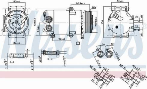 AES PSH 890216 - Компресор, климатизация vvparts.bg