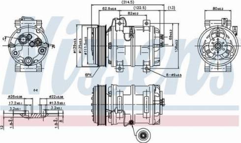 AES PSH 89317 - Компресор, климатизация vvparts.bg