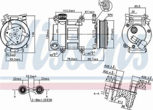 AES PSH 89327 - Компресор, климатизация vvparts.bg