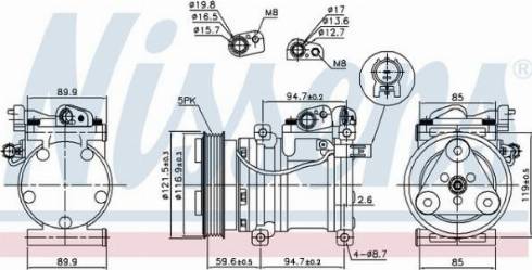 AES PSH 89294 - Компресор, климатизация vvparts.bg