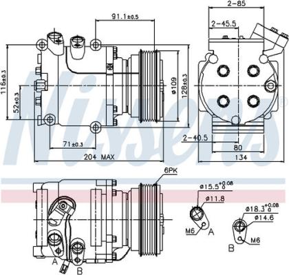 AES PSH 89233 - Компресор, климатизация vvparts.bg