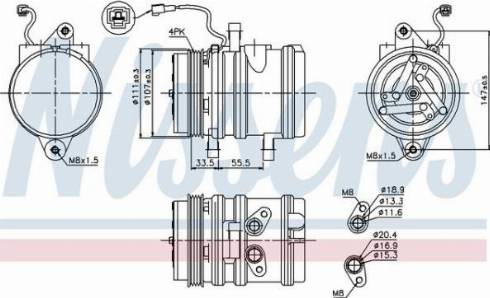 AES PSH 89275 - Компресор, климатизация vvparts.bg