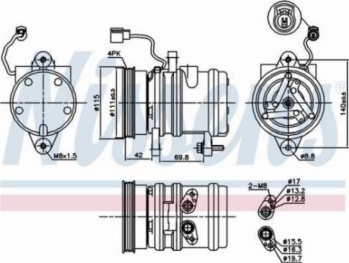 AES PSH 89272 - Компресор, климатизация vvparts.bg